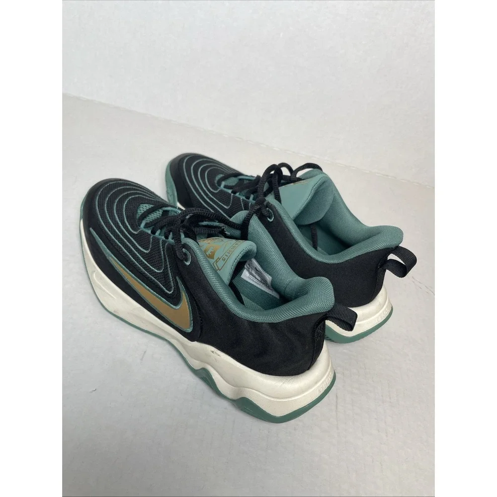 Nike Giannis Immortality 4 Kids Basketball Shoes Size 5.5Y Black Bicoastal Gold